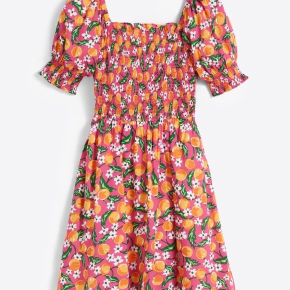 Cam Smocked Dress in Orange Blossom - Picture 5 of 5